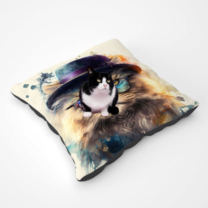 Persian Cat Splashart Pet Bed