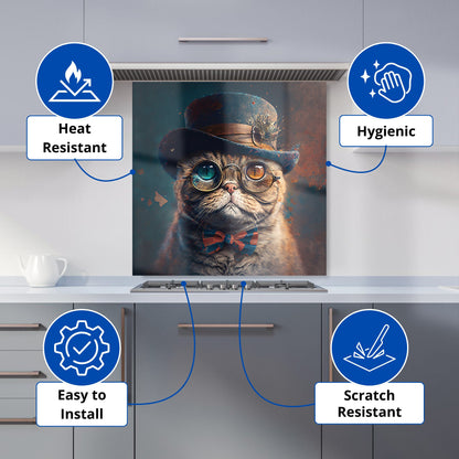 Scottish Fold Cat Kitchen Splashback