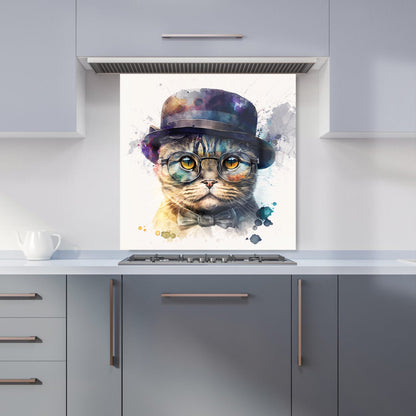 Scottish Fold Cat Splashart Kitchen Splashback