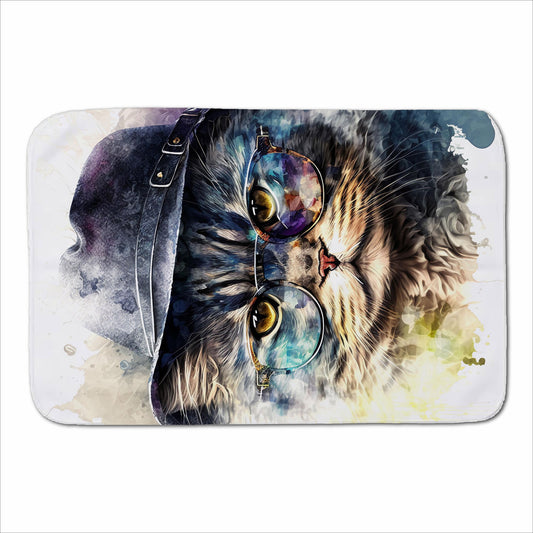 Selkirk Rex Cat Splashart Sherpa Blanket