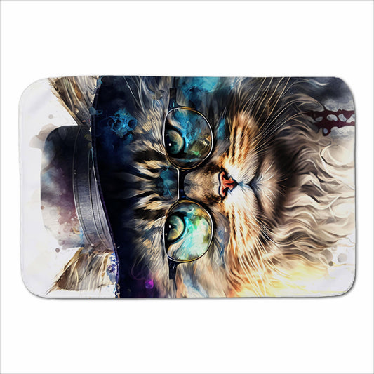 Siberian Cat Splashart Sherpa Blanket