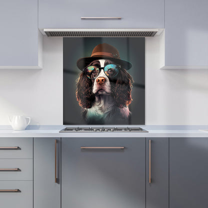 Springer Spaniel Dog Splashart Kitchen Splashback