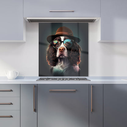 Springer Spaniel Dog Splashart Kitchen Splashback