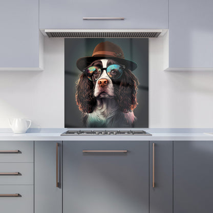 Springer Spaniel Dog Splashart Kitchen Splashback