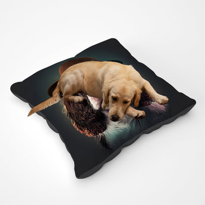 Springer Spaniel Dog Splashart Pet Bed