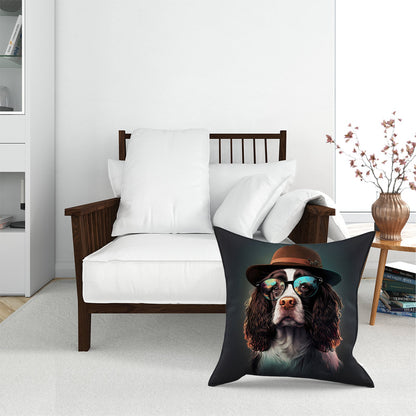 Springer Spaniel Dog Splashart Pet Bed