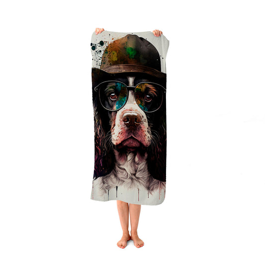Springer Spaniel Dog Beach Towel
