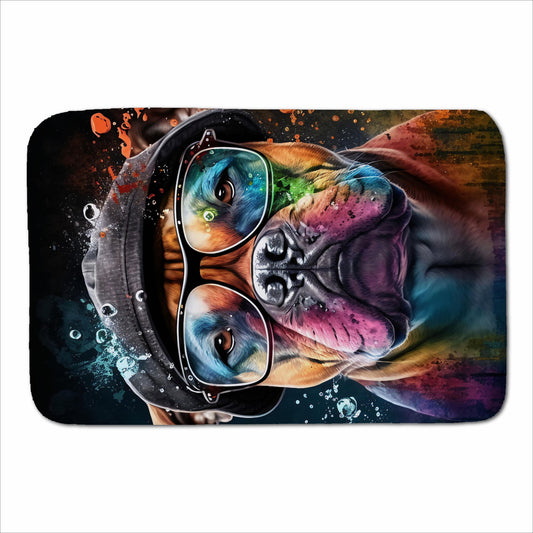 Staffordshire Bull Terrier Dog Splashart Sherpa Blanket