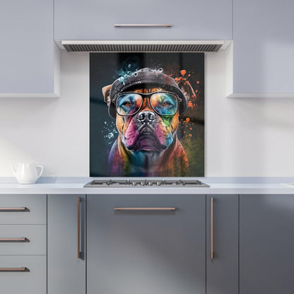 Staffordshire Bull Terrier Dog Splashart Kitchen Splashback