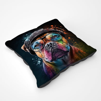 Staffordshire Bull Terrier Dog Splashart Pet Bed