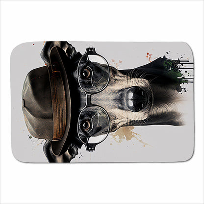 Whippet Dog Splashart Sherpa Blanket