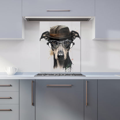 Whippet Dog Splashart Kitchen Splashback