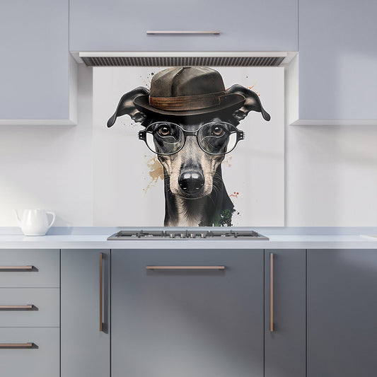 Whippet Dog Splashart Kitchen Splashback