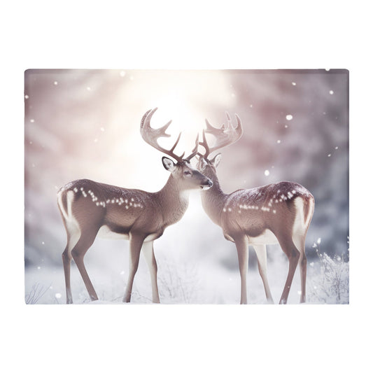 Reindeer In The Snow Chopping Board