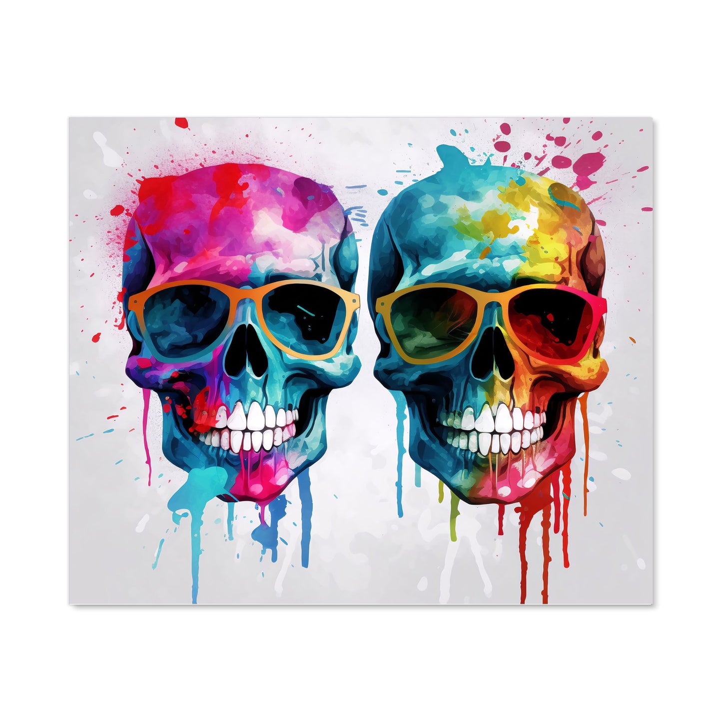 Splashart Happy Skeletons Kitchen Splashback