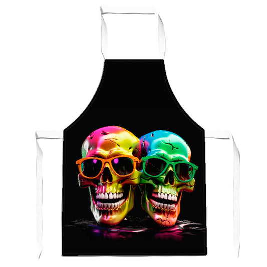Happy Skeletons In Sunglasses Apron