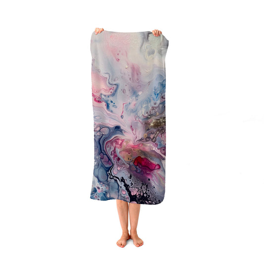 Ethereal Swirls: Dreams In Motion Beach Towel