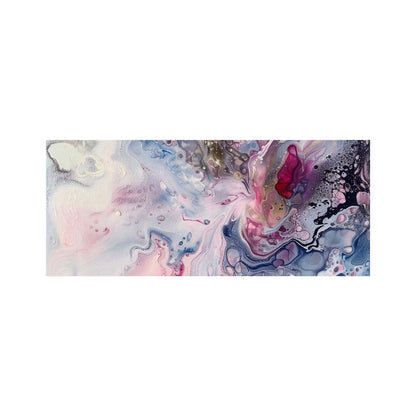Ethereal Swirls: Dreams In Motion Glass Bathroom Splashback