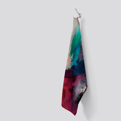 Cosmic Fusion: Colours Of The Universe Tea Towel