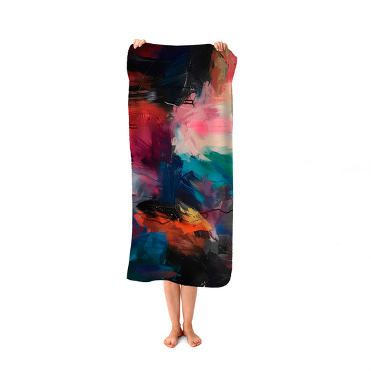 Cosmic Fusion: Colours Of The Universe Beach Towel