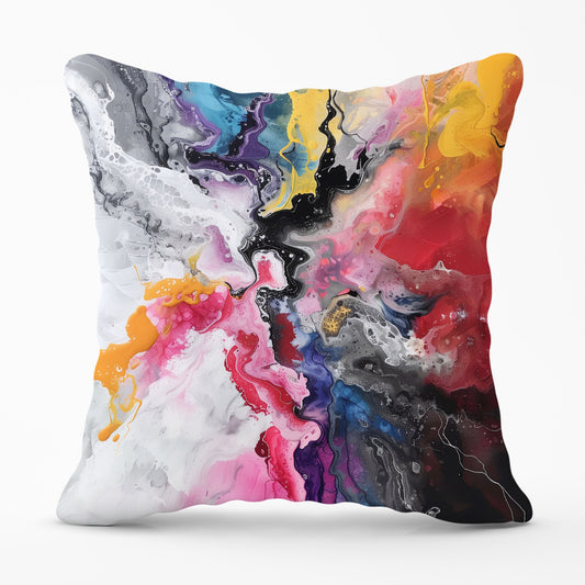 Explosive Colour Cascade Cushions