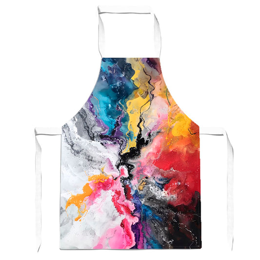 Explosive Colour Cascade Apron