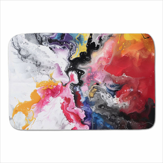 Explosive Colour Cascade Sherpa Blanket