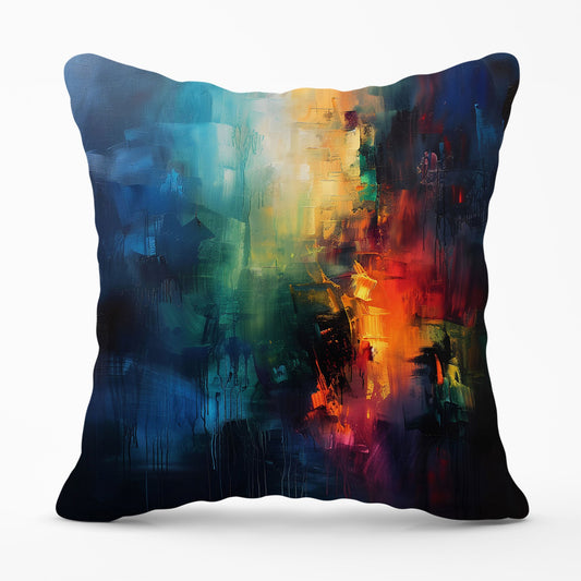 Colourful Chaos: Urban Dreamscape Cushions