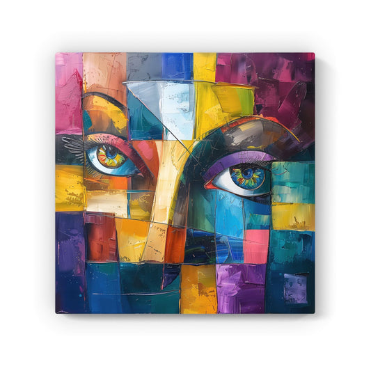 Fragmented Vision: Eyes Of The Soul Canvas