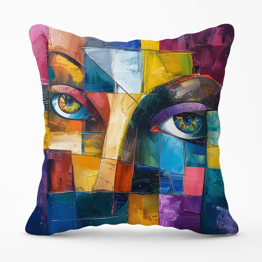 Fragmented Vision: Eyes Of The Soul Cushions