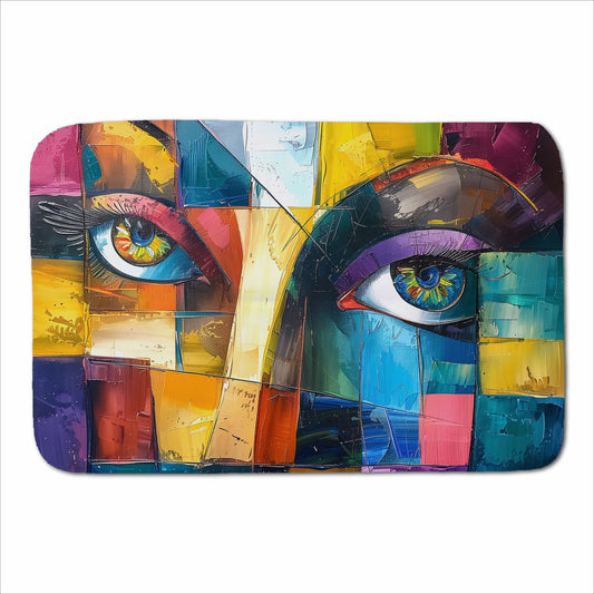 Fragmented Vision: Eyes Of The Soul Sherpa Blanket