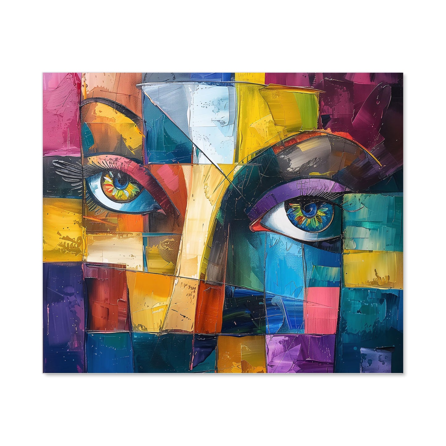 Fragmented Vision: Eyes Of The Soul Kitchen Splashback