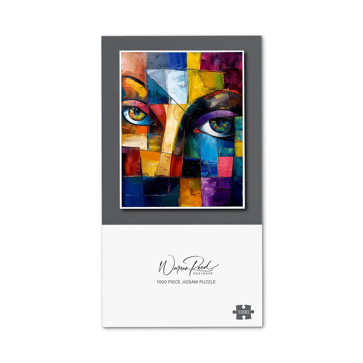 Fragmented Vision: Eyes Of The Soul Jigsaw Puzzle