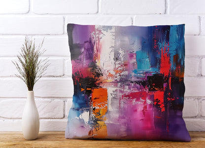Vibrant Metropolis: A Palette Of Emotions Cushions
