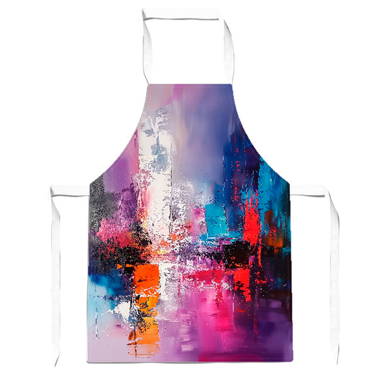 Vibrant Metropolis: A Palette Of Emotions Apron