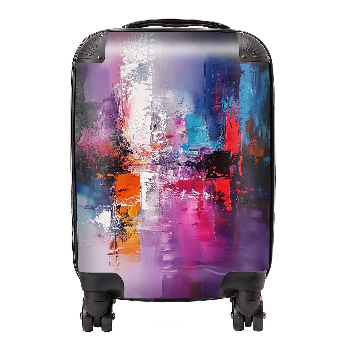 Vibrant Metropolis: A Palette Of Emotions Suitcase
