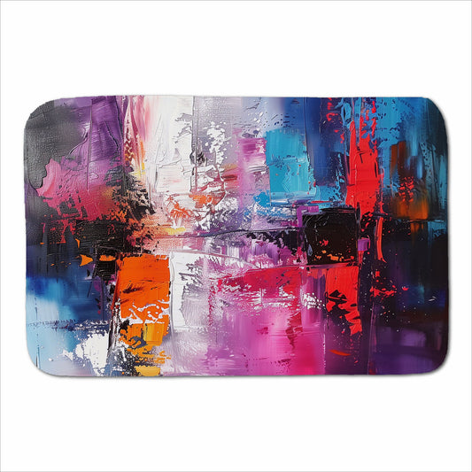 Vibrant Metropolis: A Palette Of Emotions Sherpa Blanket