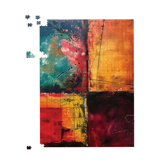 Quadrant Fusion: Colours In Conflict Jigsaw Puzzle