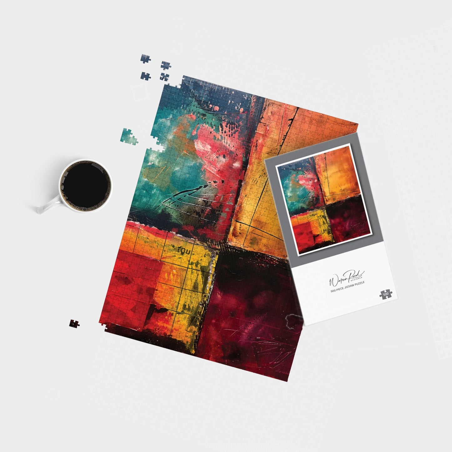 Quadrant Fusion: Colours In Conflict Jigsaw Puzzle