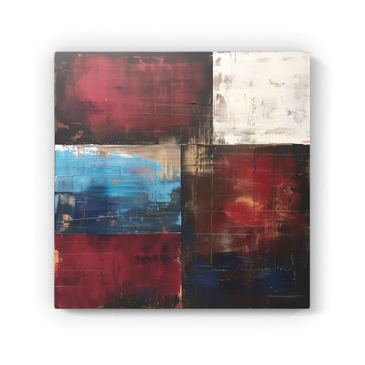 Rustic Harmony In Bold Colours Canvas