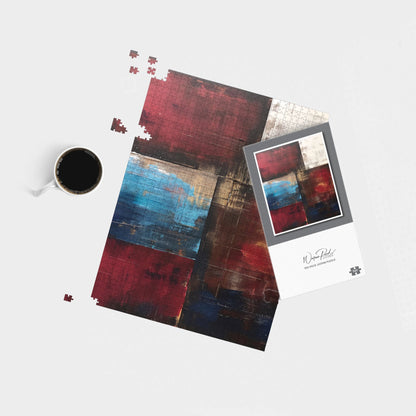 Rustic Harmony In Bold Colours Jigsaw Puzzle