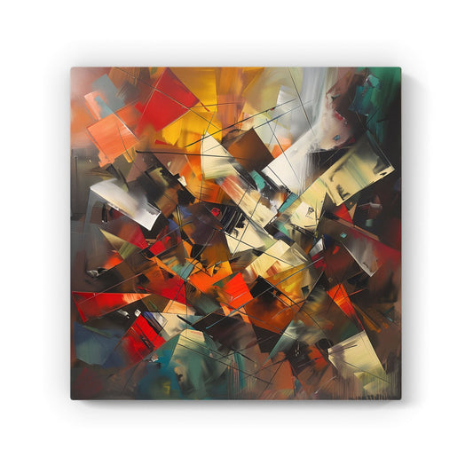 Dynamic Chaos: Energy Unleashed Canvas