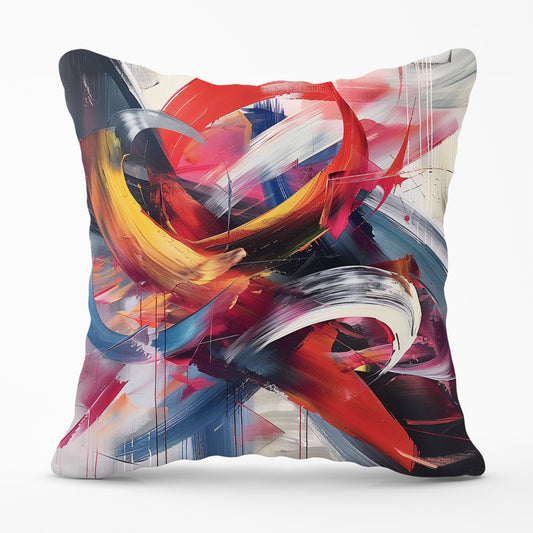 Swirling Symphony Of Colours Cushions