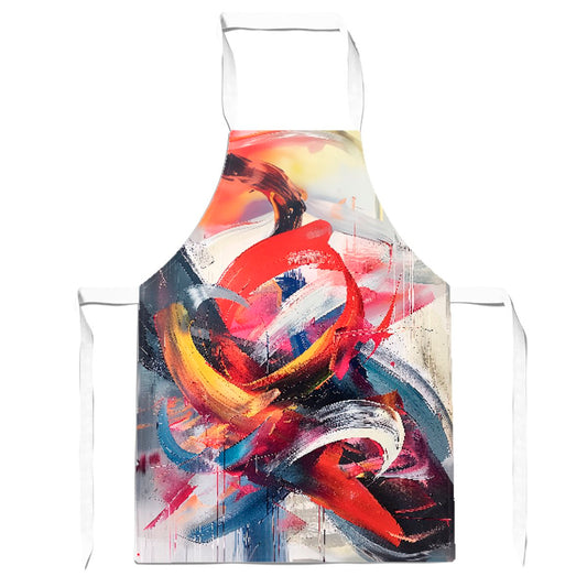 Swirling Symphony Of Colours Apron