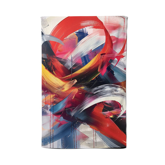 Swirling Symphony Of Colours Tea Towel