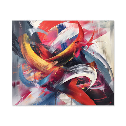 Swirling Symphony Of Colours Kitchen Splashback