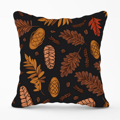 Autumn Leaves And Pinecones Cushions