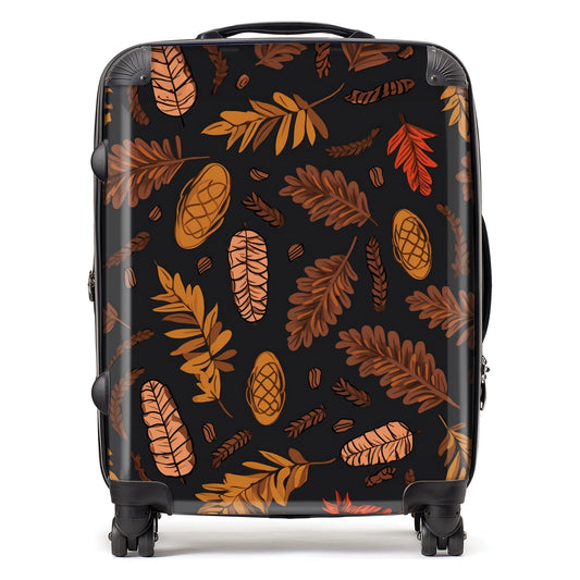 Autumn Leaves And Pinecones Suitcase