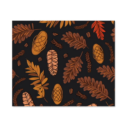 Autumn Leaves And Pinecones Kitchen Splashback