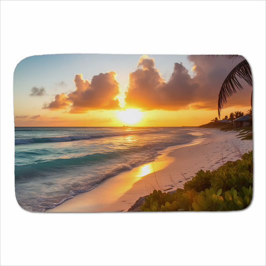 Sunrise On The Beach Sherpa Blanket